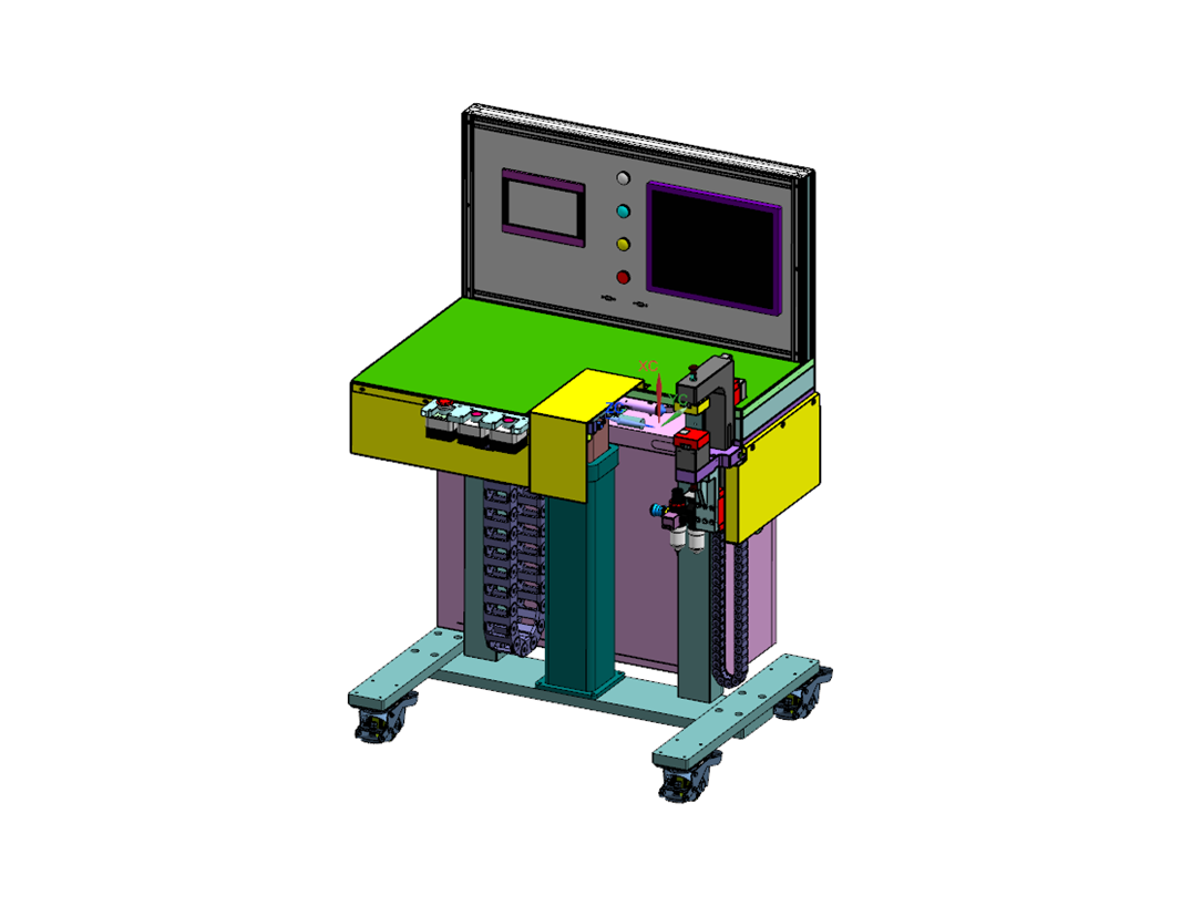 Single station servo hose assembly machine