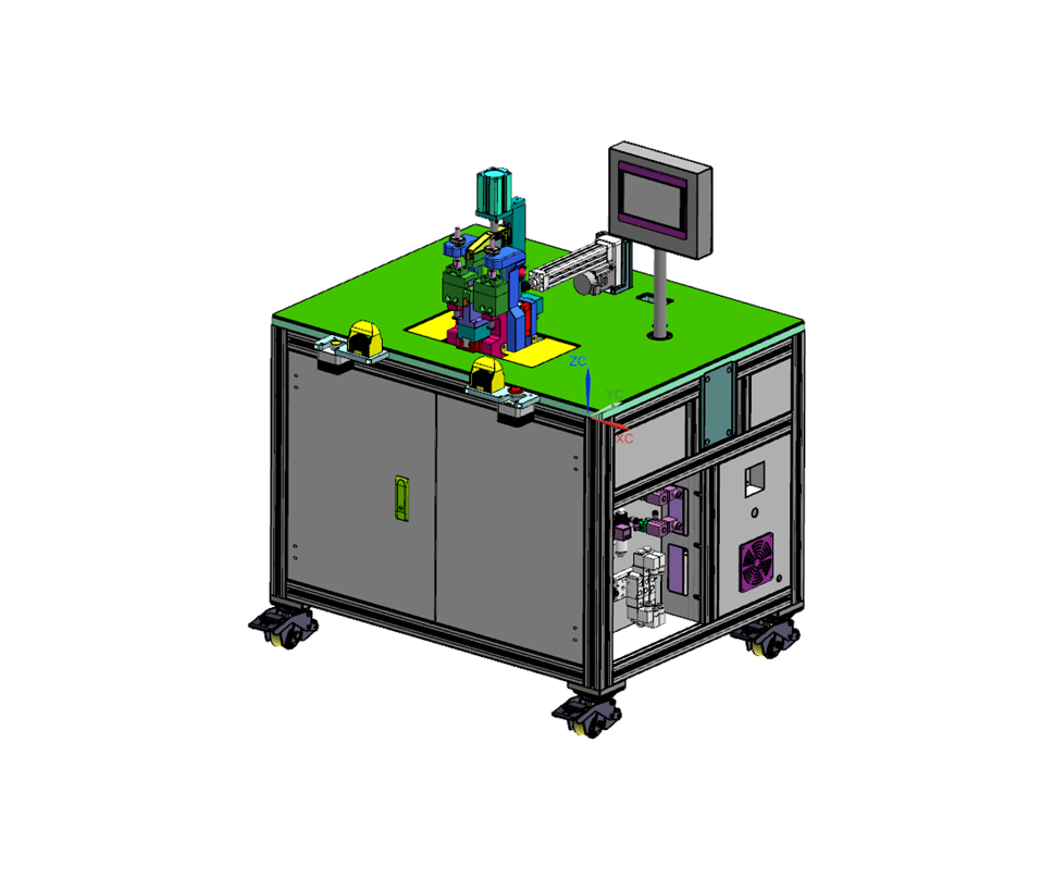 Cutting length servo two-way docking machine